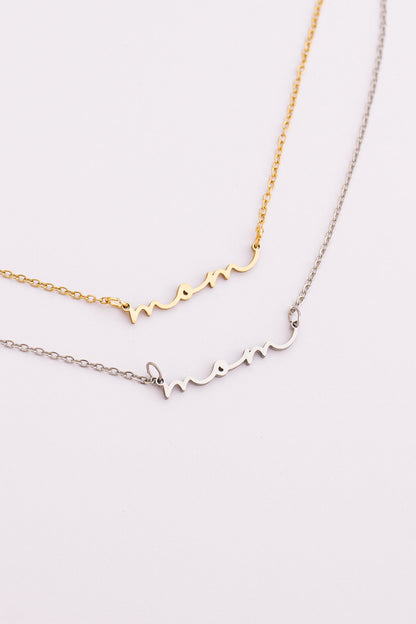 "Mom" Necklace