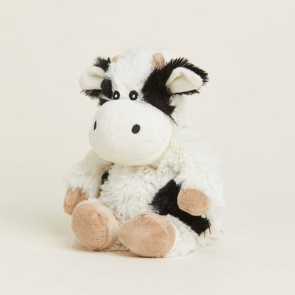 BLACK AND WHITE COW WARMIES JUNIOR 9"